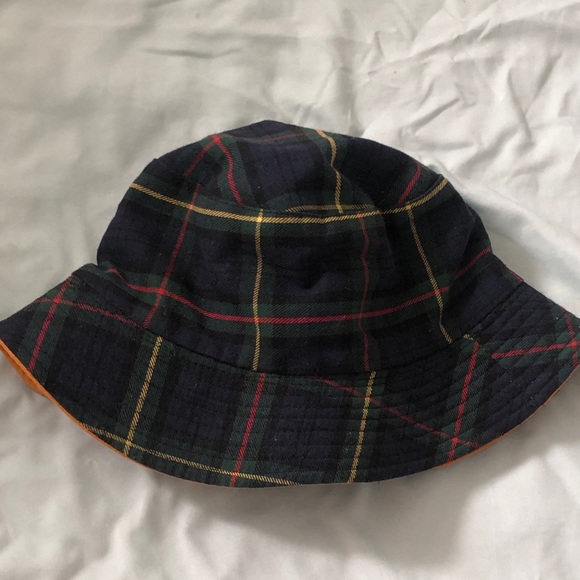 Janie Besner Plaid Bucket Hat. - Picture 2 of 2